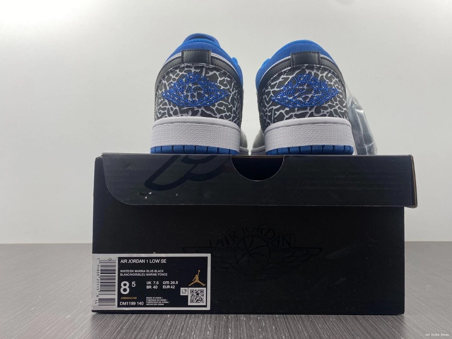 1 True Low Blue Jordan Air DM1199-140 0509